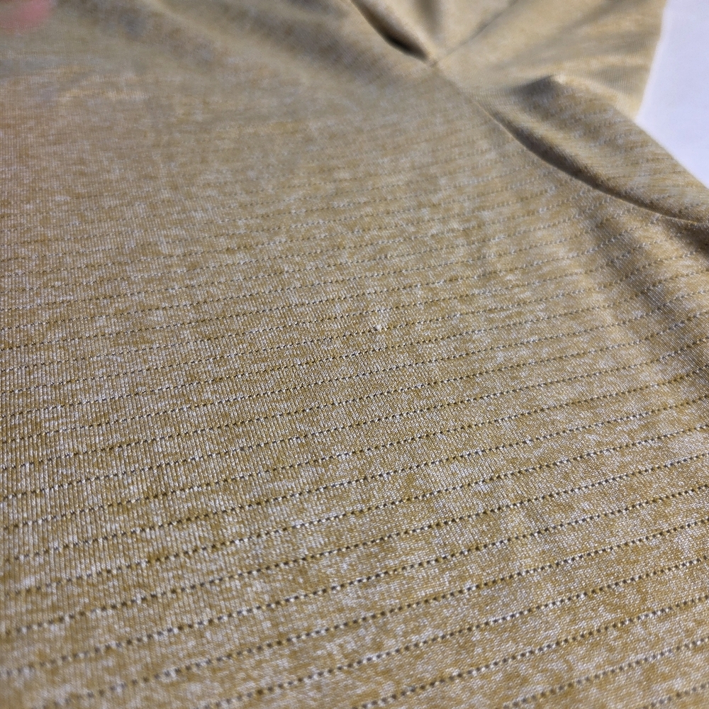 Lululemon Mens Drysense Training Tee Medium Heathered Bronze Green Medium - Picture 15 of 15